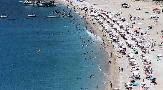 Muğla'nın sahillerinde 'sıcak hava' yoğunluğu