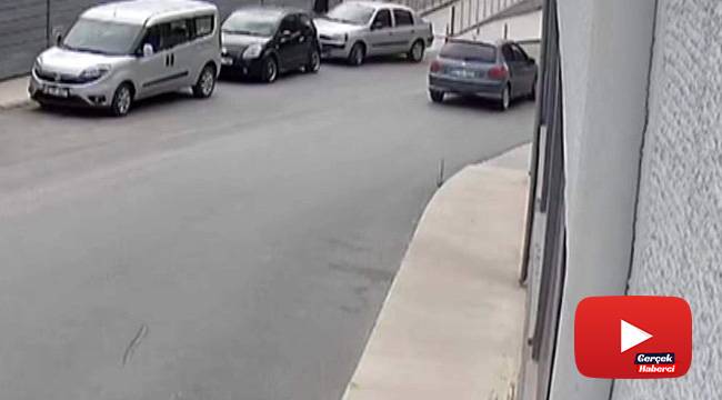 Oto hırsızının yöntemi hayrete düşürdü