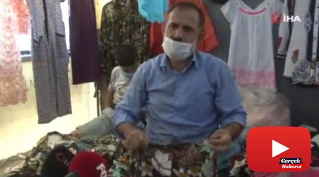Pazar esnafından ilginç maske takmama bahanesi