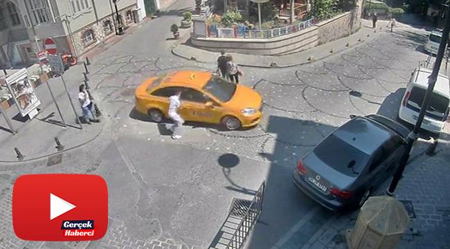 Taksici müşterinin unuttuğu cep telefonu ile böyle kaçtı