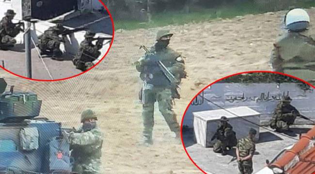 Tam teçhizatlı Yunan komandolarından Türk köyünde tatbikat!