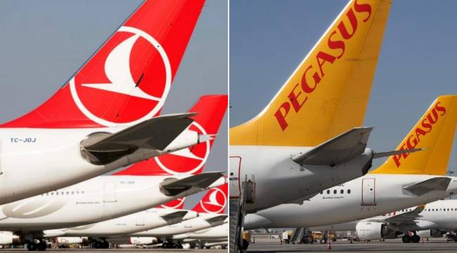 THY’den 2,3 milyar, Pegasus’tan 927 milyon lira net zarar