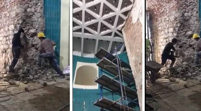 Vakıflar Genel Müdürü Ersoy: Galata Kulesi'nde tarihi yapıya değil, çimento harçla örülen bölüme müdahale edildi