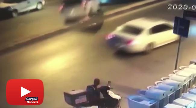 Zincirleme kaza güvenlik kameralarına takıldı