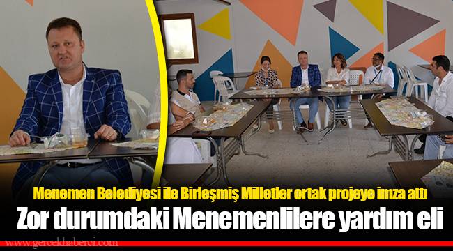 Zor durumdaki Menemenlilere yardım eli
