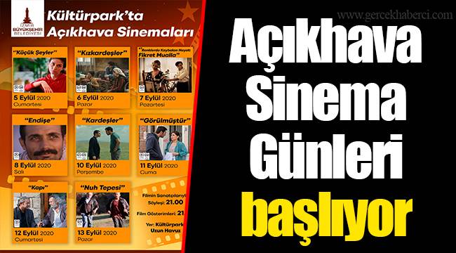 Açıkhava Sinema Günleri başlıyor