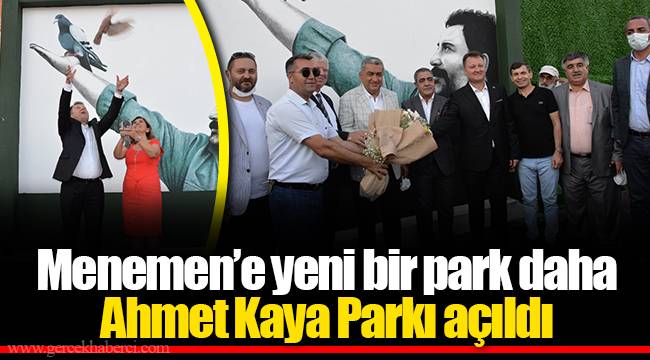 Ahmet Kaya Parkı açıldı