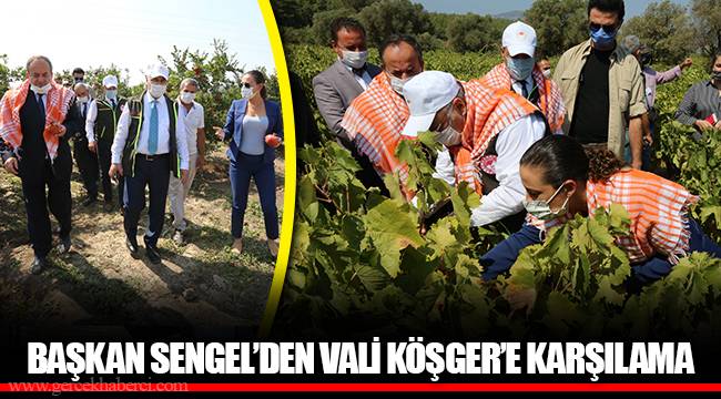 BAŞKAN SENGEL’DEN VALİ KÖŞGER’E KARŞILAMA 
