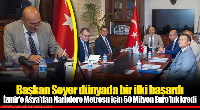 Başkan Soyer dünyada bir ilki başardı