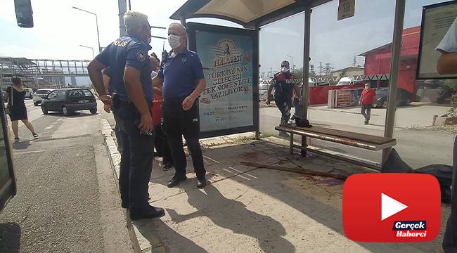 Belediye otobüsünde maske kavgasında kan aktı