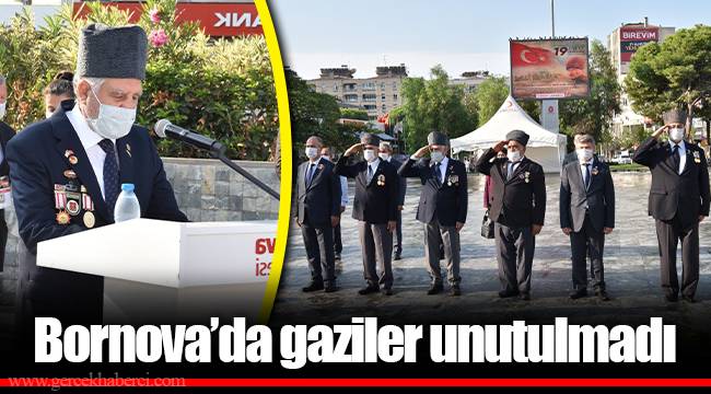 Bornova’da gaziler unutulmadı