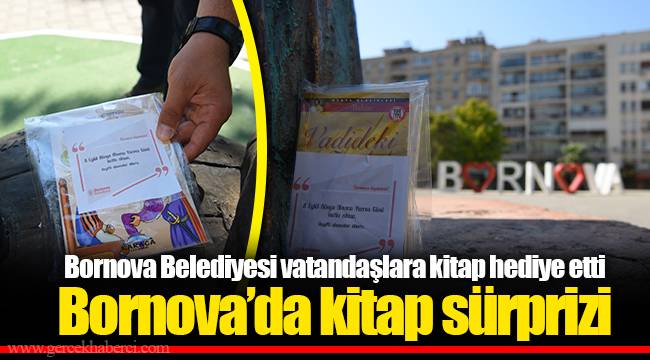 Bornova’da kitap sürprizi