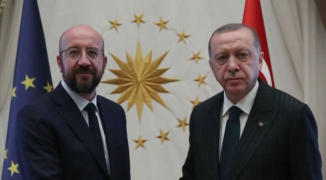 Cumhurbaşkanı Erdoğan AB Konseyi Başkanı Michel ile telefonda görüştü