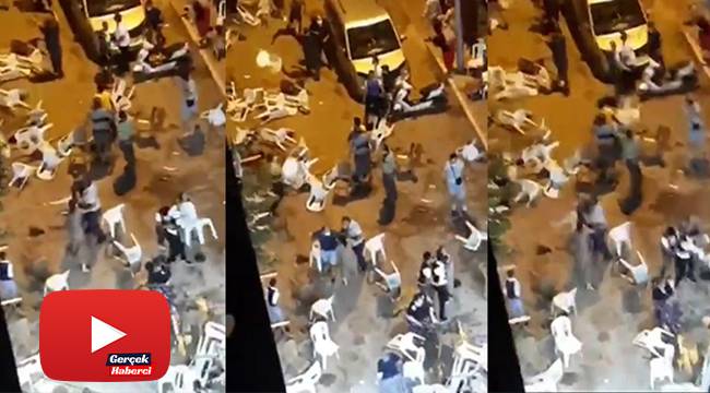 Düğünde kavga çıktı, ortalık savaş alanına döndü