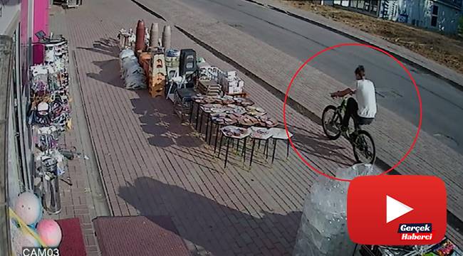 endi bisikletini bırakıp başka bisikleti çaldı linç edilmekten polis kurtardı