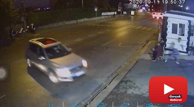 Feci kazada ölümden saniyelerle kurtuluş kamerada