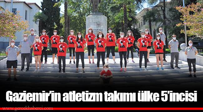 Gaziemir’in atletizm takımı ülke 5’incisi