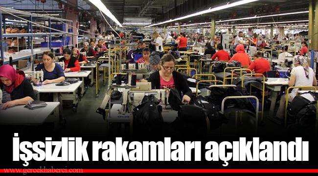 İşsizlik rakamları açıklandı