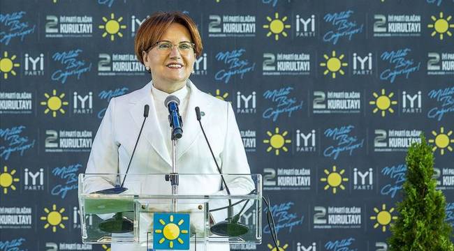 İYİ Parti Genel Başkanı Akşener: 21&#039;inci yüzyıl Türkiye&#039;sine yakışır bir sistemle milletimizi buluşturacağız