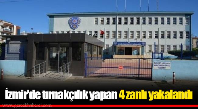 İzmir'de tırnakçılık yapan 4 zanlı yakalandı