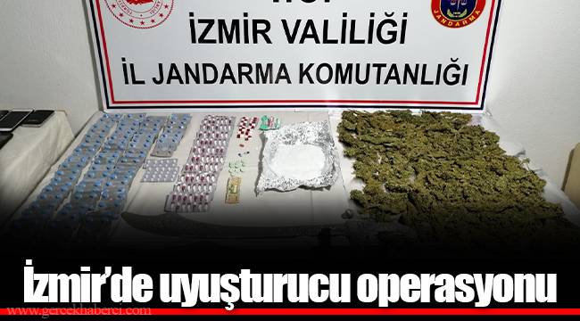 İzmir’de uyuşturucu operasyonu