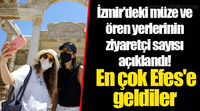 İzmir'deki müze ve ören yerlerinin ziyaretçi sayısı açıklandı! En çok Efes'e geldiler