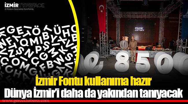İzmir Fontu kullanıma hazır