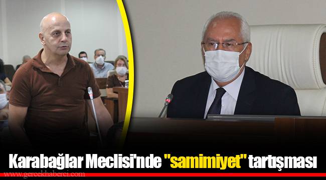 Karabağlar Meclisi'nde "samimiyet" tartışması