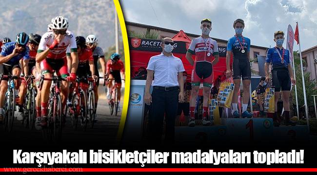 Karşıyakalı bisikletçiler madalyaları topladı!