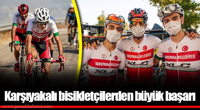 Karşıyakalı bisikletçilerden büyük başarı