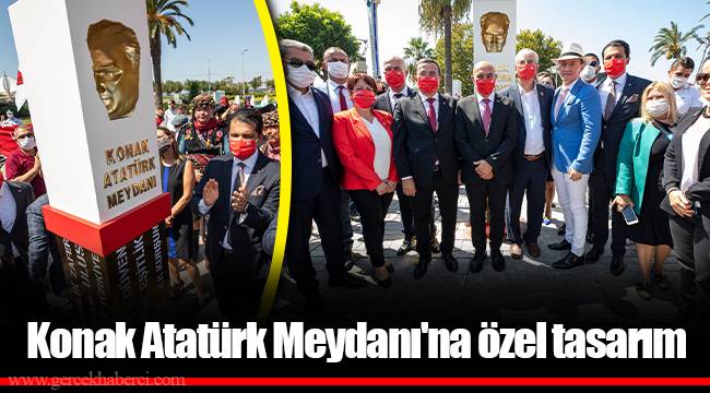 Konak Atatürk Meydanı'na özel tasarım