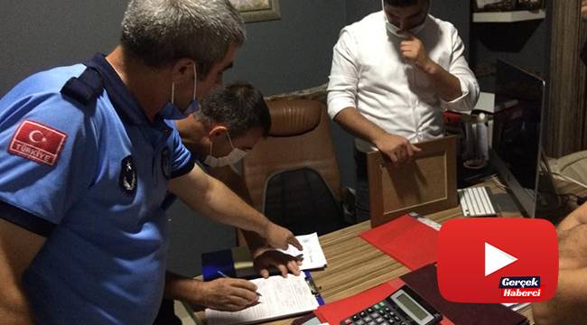 Korona virüse böyle meydan okudular...Kaçak kınaya zabıta baskını