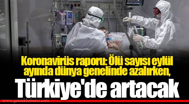 Koronavirüs raporu: Ölü sayısı eylül ayında dünya genelinde azalırken, Türkiye'de artacak