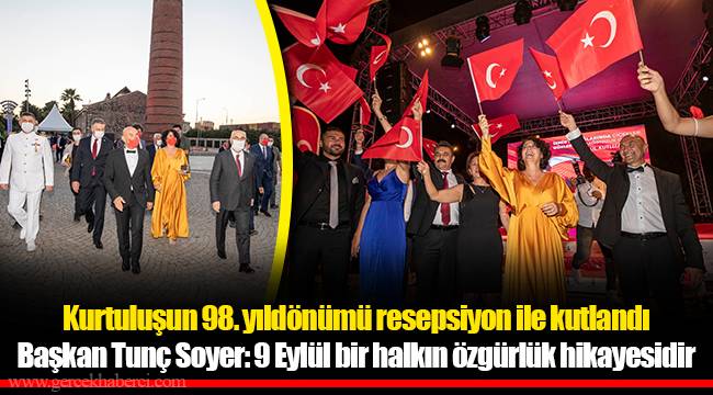 Kurtuluşun 98. yıldönümü resepsiyon ile kutlandı