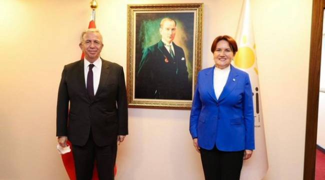 Mansur Yavaş, Meral Akşener'i ziyaret etti