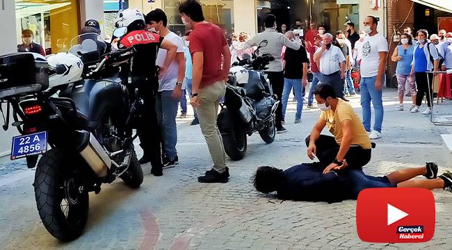 Maske denetiminde ortalık karıştı: Polis ile kimlik göstermeyen şahıslar arasında arbede