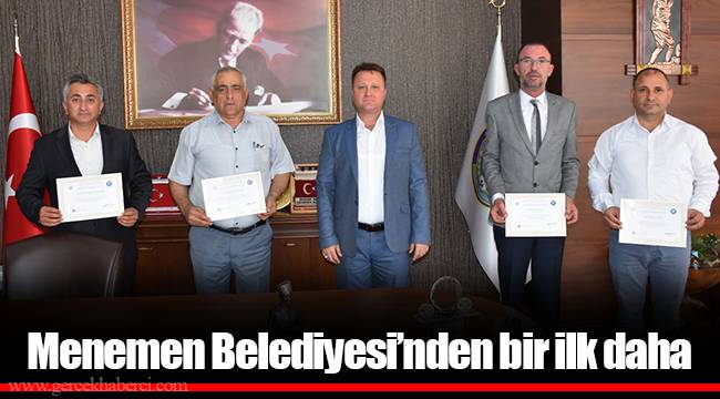Menemen Belediyesi’nden bir ilk daha