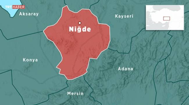 Niğde'de 5,1 büyüklüğünde deprem