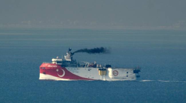 Oruç Reis limandan ayrıldı