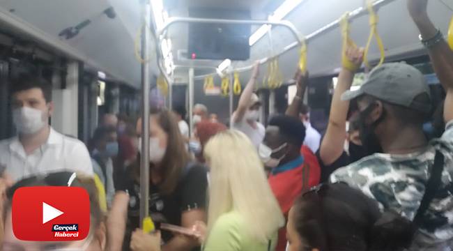 Otobüste “fazla yolcu” gerginliği: Yolcular önce şoförle sonra birbirleriyle tartıştı