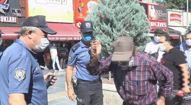 Sigara içmek için maskesini çıkaran vatandaş, cezaya tepki gösterdi: Manyak mısınız?