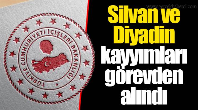 Silvan ve Diyadin kayyımları görevden alındı