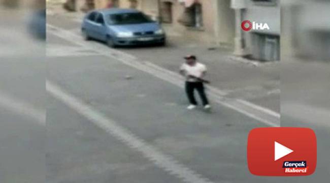 Sokak ortasında pompalı dehşeti