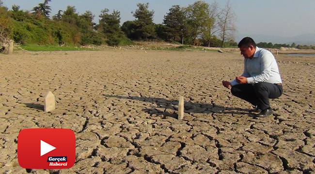 Sular çekildi mezarlıklar gün yüzüne çıktı