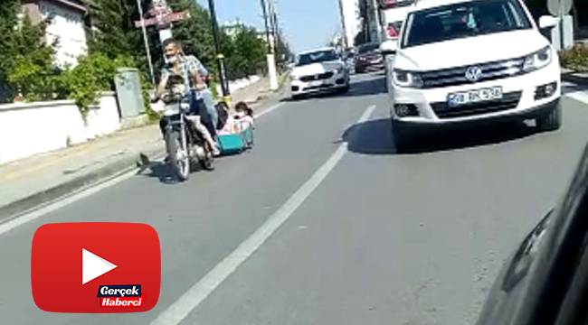 Tehlikeli yolculuk kameralara yansıdı