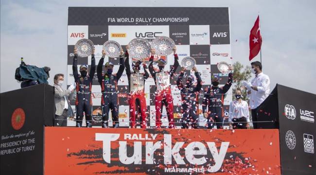 Türkiye Rallisi'nin galibi Büyük Britanyalı pilot Elfyn Evans oldu