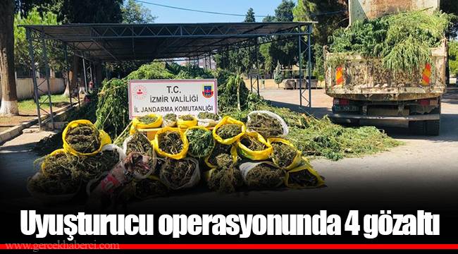 Uyuşturucu operasyonunda 4 gözaltı