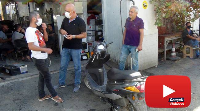 15 gün önce çalınan motosikletini arkasından koşarak polise yakalattı