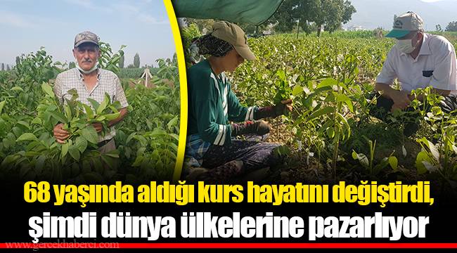 68 yaşında aldığı kurs hayatını değiştirdi, şimdi dünya ülkelerine pazarlıyor