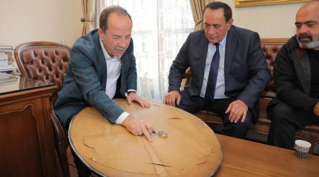 Alaattin Çakıcı, CHP’li Edirne Belediye Başkanı Gürkan’ı makamında ziyaret etti
